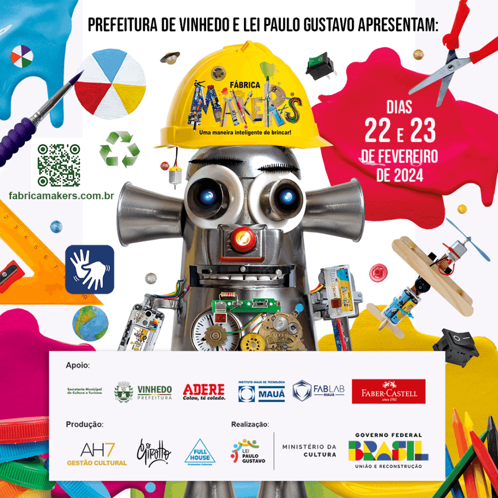 Uma Aventura Criativa em Vinhedo. Evento realizado nos dias 22 e 23 de fevereiro!