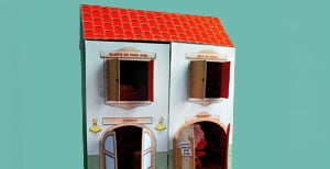 Monte a Casa do Papai Noel com a Fábrica de Brinquedos