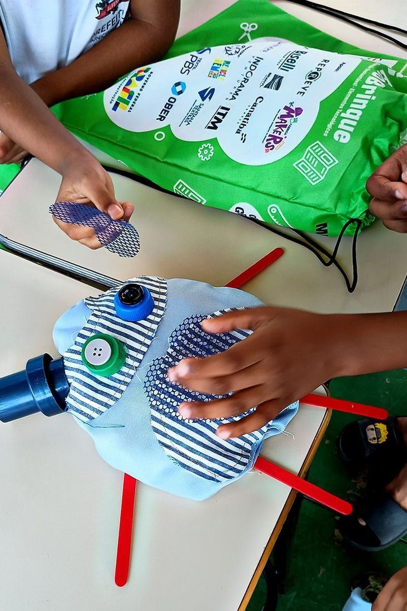 Escola Municipal Tereza Paulino da Costa — oficina criativa sustentável