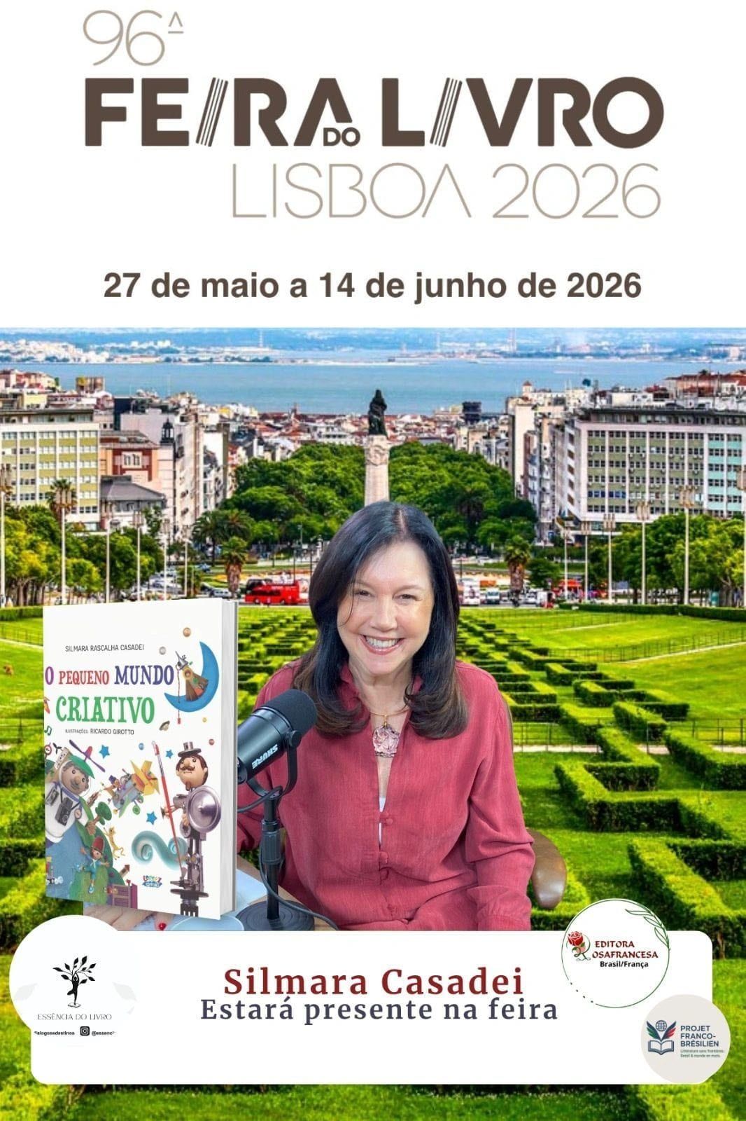 Silmara Casadei na Feira do Livro de Lisboa 2026
