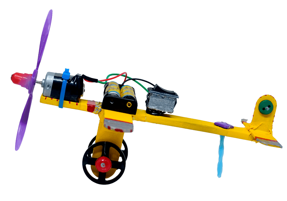 Avião de Palitos de Sorvete