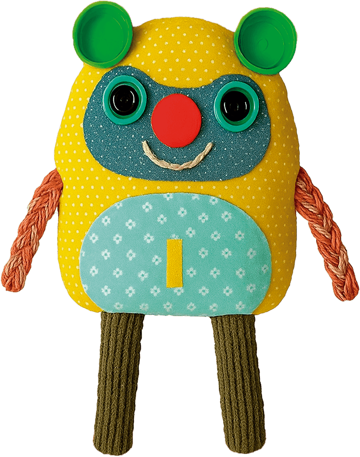 Ursinho Squeezy de Tecido